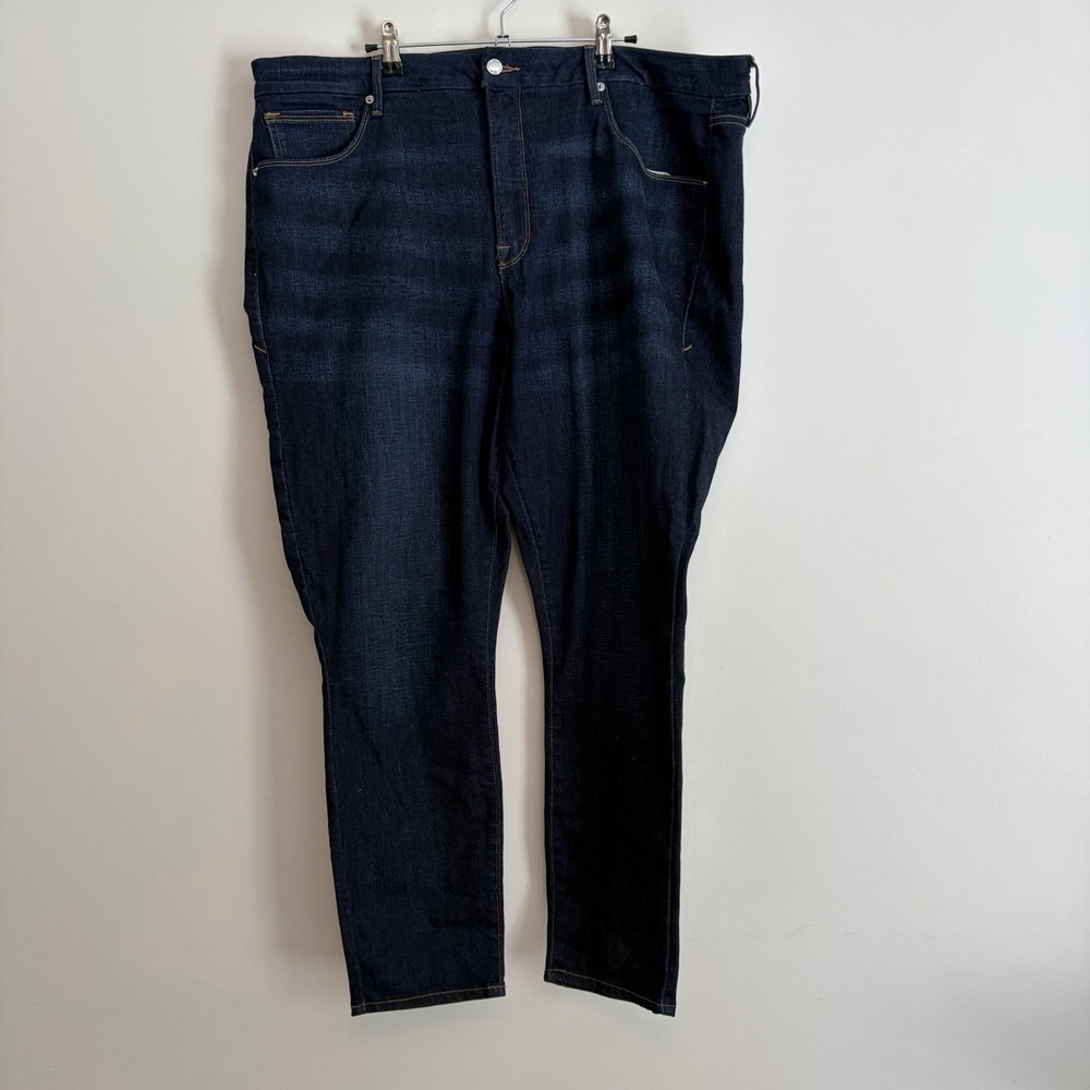Good American Good Legs Crop Skinny Stretch‎ Jeans Blue Denim Sz 22 Capsule